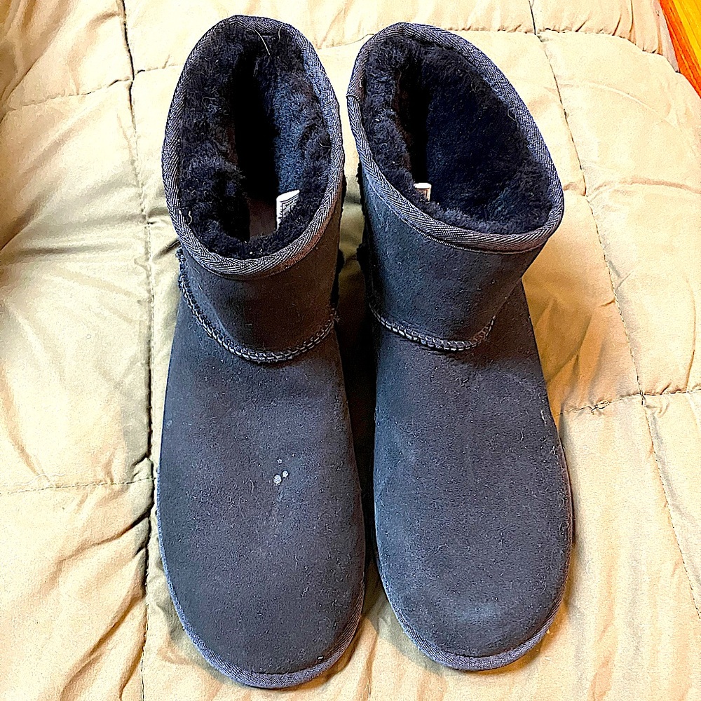 Black Fuzzy Boots